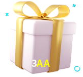 Receba seus bônus de boas-vindas no 3AA